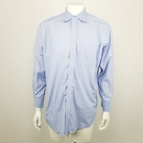 Tommy Hilfiger Blue Button Down Dress Shirt - Picture 1 of 6